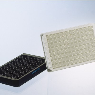 itemImage_Greiner_96 Well Polystyrene Microplates solid bottom, white  black